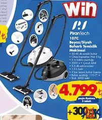 PİRANTECH BUHARLI TEMİZLİK MAKİNESİ indirimli fiyat PİRANTECH BUHARLI TEMİZLİK MAKİNESİ fiyat ve kampanya bilgisi